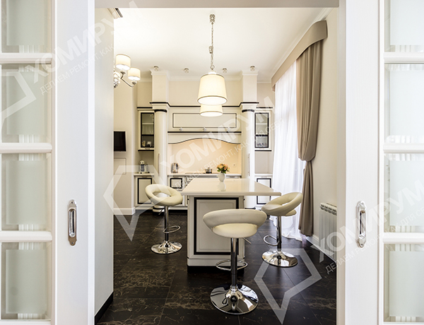 Ремонт четырехкомнатной квартиры, ж/к бизнес класса, р-н Щукино, Москва