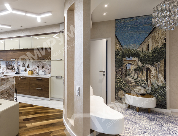 Ремонт четырехкомнатной квартиры, ж/к бизнес класса, ул. Шмитовский проезд, Москва