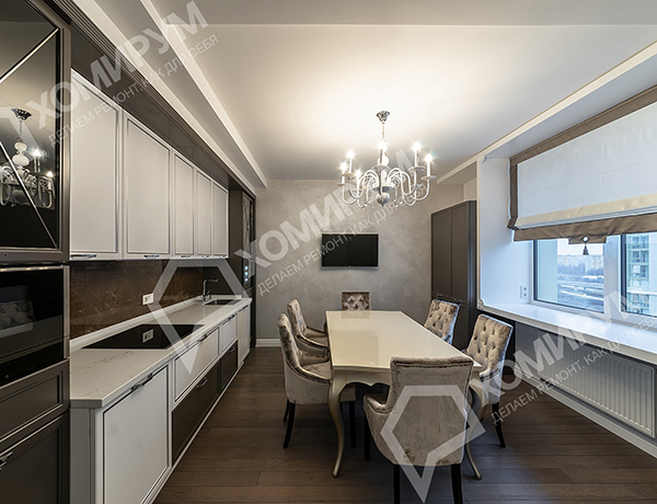 Ремонт четырехкомнатной квартиры, ЖК «Мосфильмовский», Москва