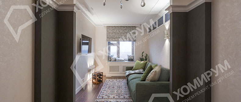 Ремонт трехкомнатной квартиры, ЖК бизнес класса, ул. Карамышевская набережная, Москва